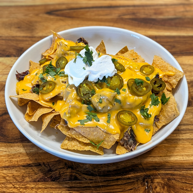 BBQ Nachos.